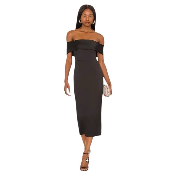 NWT New Katie May Revolve Dynasty Dress in Black - Picture 1 of 9